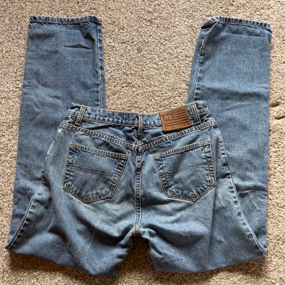 Vintage Polo Ralph Lauren Saturday Jeans, Size 6 x 32, Classic Blue Jeans